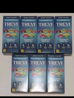 TREVI Sugar-Free Electrolyte Drink Mix Variety Pack Powder 35 Packets (7 Boxes)
